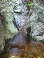 The gorge we swam