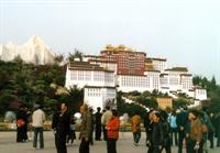 Monument to celebrate the opening of the railway from Beijing to Tibet