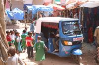 A bajaj - the local form of taxi