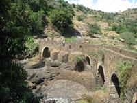 An old bridge built by the Italians