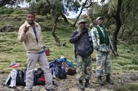 Our local guides ready to protect us