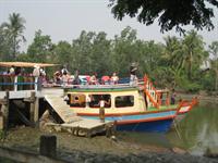 Our boat to and from Mrauk-U