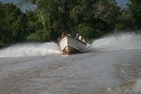 To get to the destination in the Orinoco Delta it involved an 8-hour journey by speedboat.