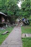 This is the main part of the village and across the river from where we were staying.