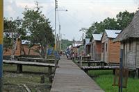 This is the main part of the village and across the river from where we were staying.