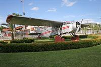 The aeroplane Jimmi flew when he discovered the falls (Now outside the airport in Cuidad Bolivar).
