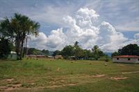 The village where we started our boat journey to the Angel Falls.