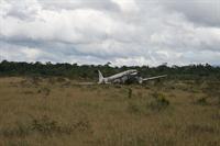Not all planes make their destination. This one crashed
