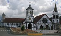 The church - a replica of one in Germany