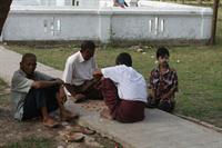 An improvised game of chess